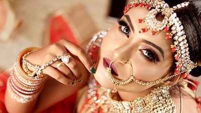 South Indian Bridal Makeup look